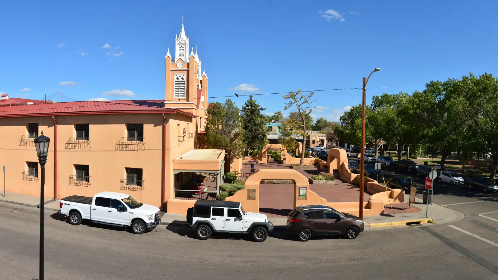 Old Town Plaza and San Felipe de Neri church, Albuquerque