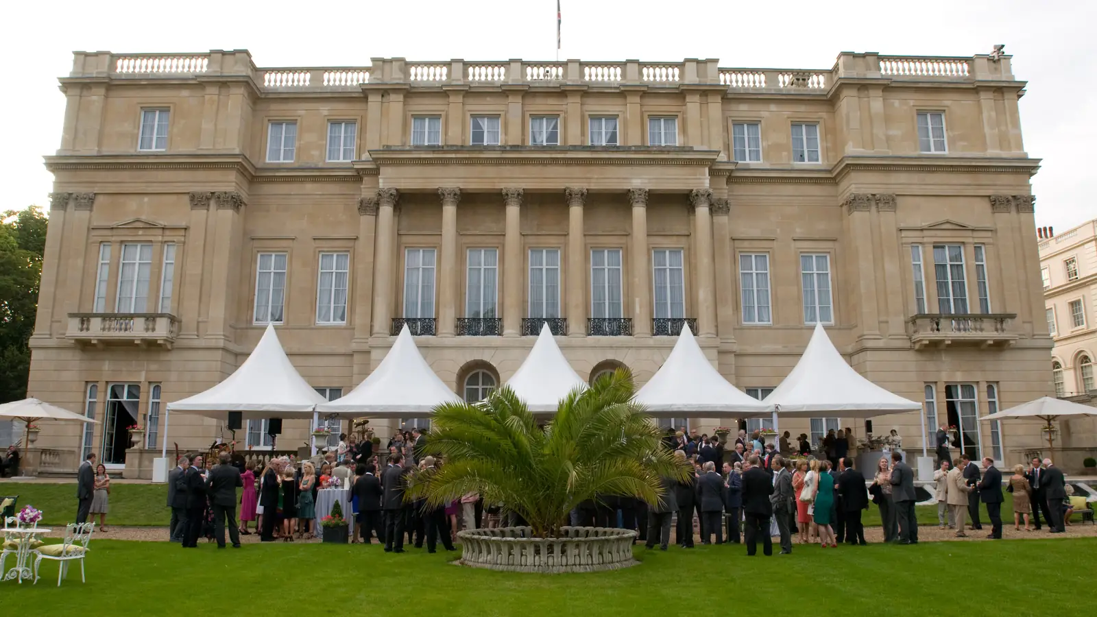 Lancaster House on The Mall, Buckingham Palace in Downton Abbey