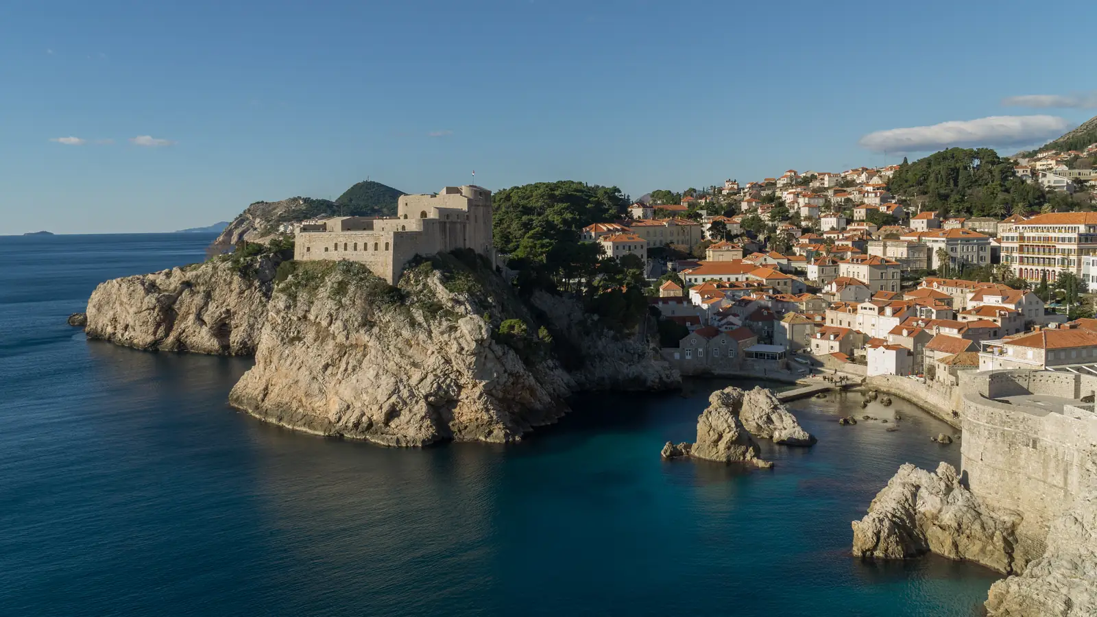 Fort Lovrijenac and the walls of Dubrovnik's Old Town – the Red Keep and King's Landing in Game of Thrones