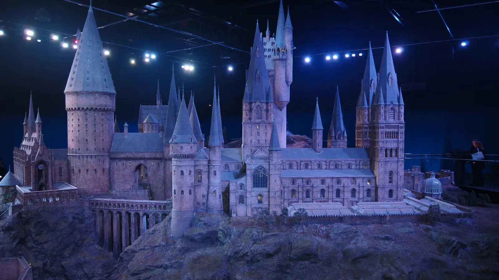 The Hogwarts model at the Warner Bros. Studio Tour, Leavesden