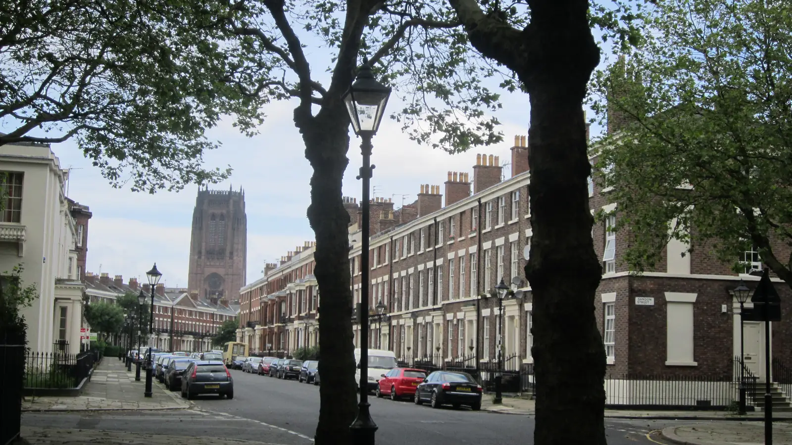 Georgian terraces around Falkner Square in Liverpool – the London streets of Peaky Blinders.