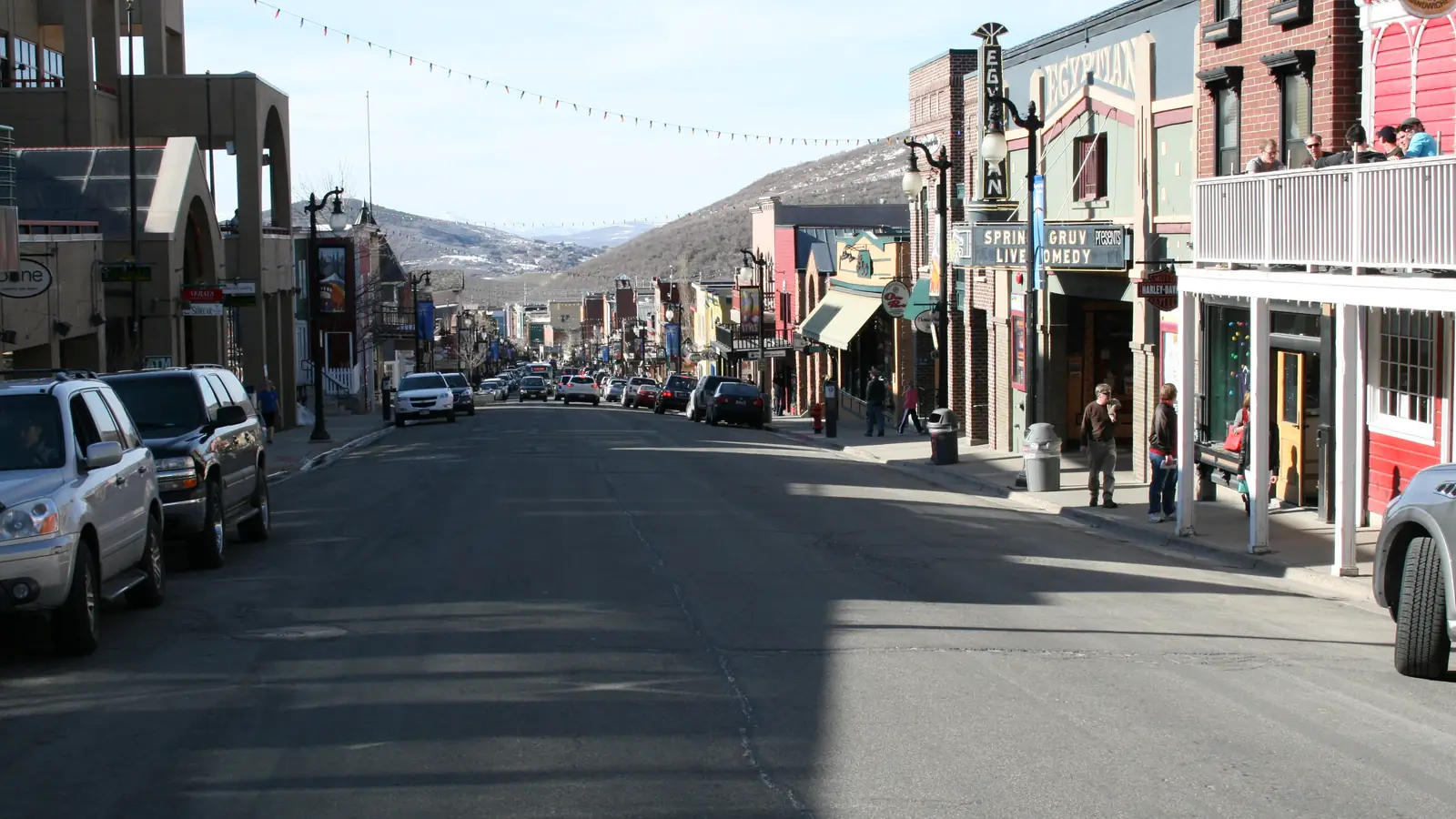 Main Street in Park City, Utah, where season one's interiors were shot